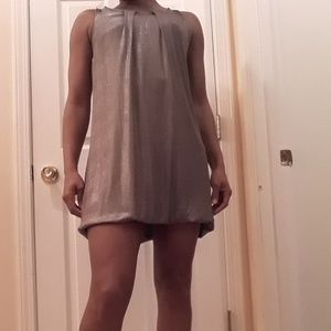 Bronze Mini Dress